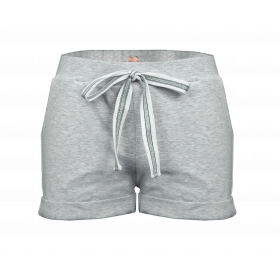 Dámské šortky  - melír světlo šedivý L-XL
