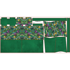 Taška XL s sáčkem 2 v 1 - STAINED GLASS WZ.12 - Sada šití