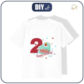 DĚTSKÉ TRIČKO - 2. NAROZENINY / DORT - single jersey
