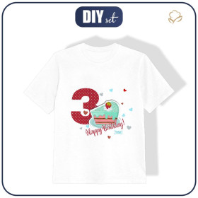 DĚTSKÉ TRIČKO - 3. NAROZENINY / DORT - single jersey