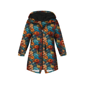 DĚTSKÁ BUNDA PARKA (ARIEL) - VINTAGE CHINESE FLOWERS VZ. 1 - Sada šití