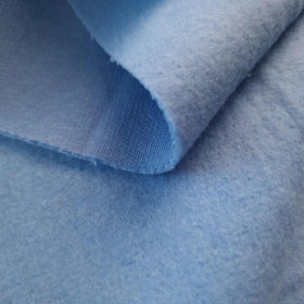 M-23 LIGHT BLUE  - silná teplákovina počesaná D300