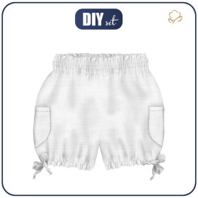 DĚTSKÉ ŠORTKY PUMPY - WHITE - sada šiti