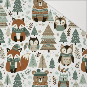 WINTER ANIMALS WZ.1 - Hydrofobní česaná teplákovina