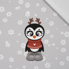 WINTER ANIMALS wz.7 - panel (60cm x 50cm)  bavlněná tkanina