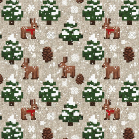 WINTER PIXEL WZ.1 - Jersey wiskozowy