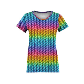 IMITATION COLORFUL SWEATER VZ. 2 - softshell