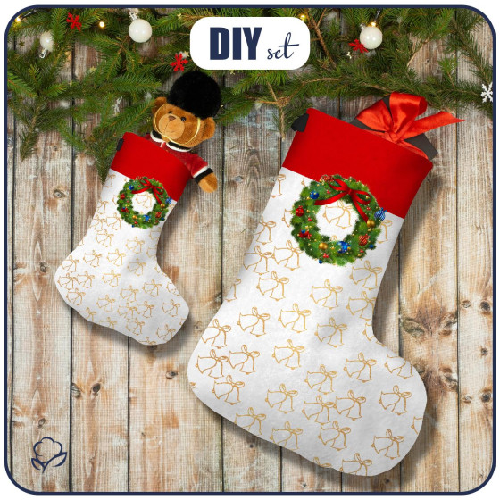 Sada vánočních ponožek - Věnec