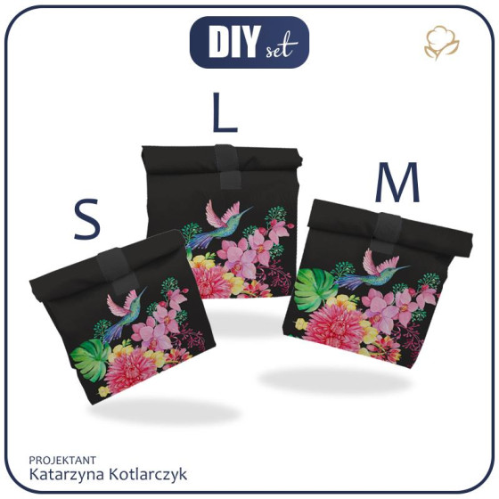LUNCHBAG - KOLIBŘÍCI A KVĚTY / rozměr pro výběr