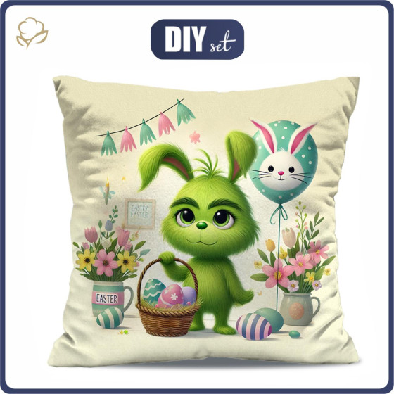 POLŠTÁŘ 45x45 - FUNNY EASTER vz.3 PRANKSTER  - Sada šití