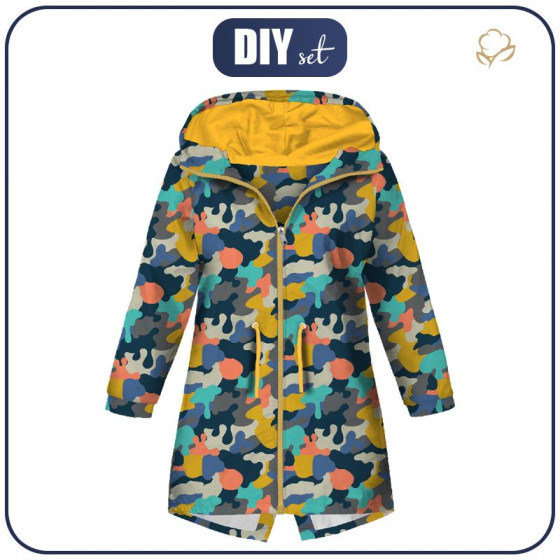 DĚTSKÁ BUNDA PARKA (ARIEL) - BAREVNÉ MORO vz. 2 - softshell