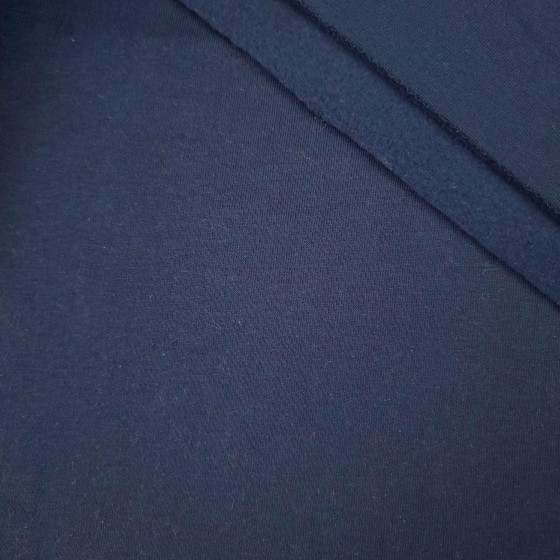 Silná teplákovina počesaná D300 - NAVY (D-28)