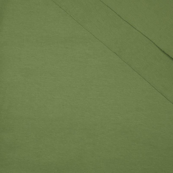 B-04 OLIVOVÝ ZELENÝ - úplet tričkovina s elastanem TE210