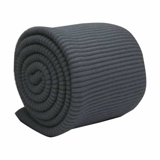 P-01 DARK GREY- náplet žebrovaný teplákovina SD