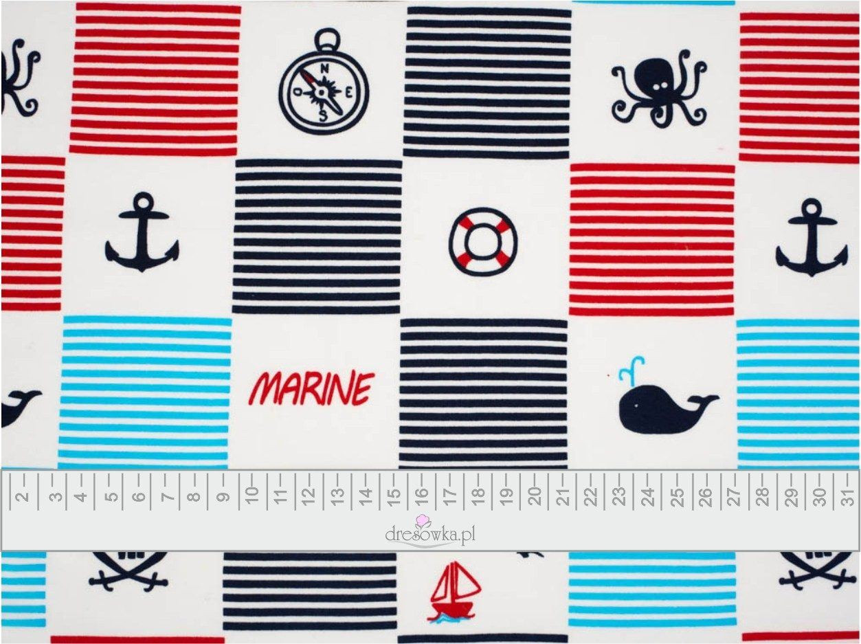 MARINE / 6cm - single jersey TE210
