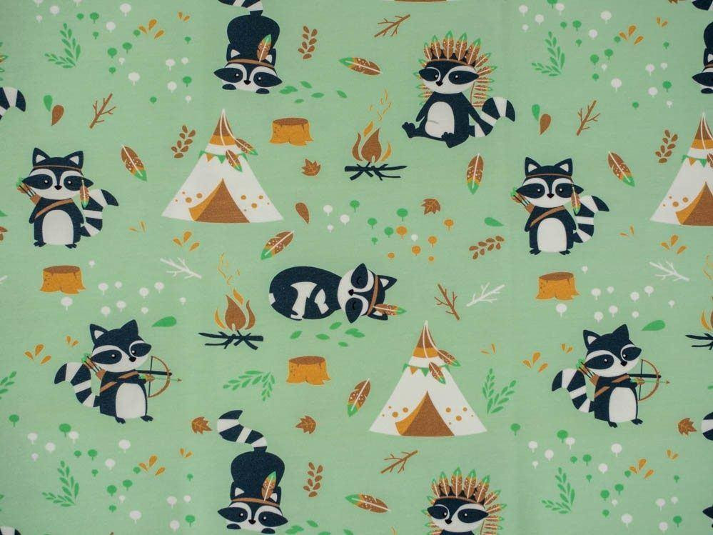 SZOPY wz.1 / zielone - dresówka pętelkowa 