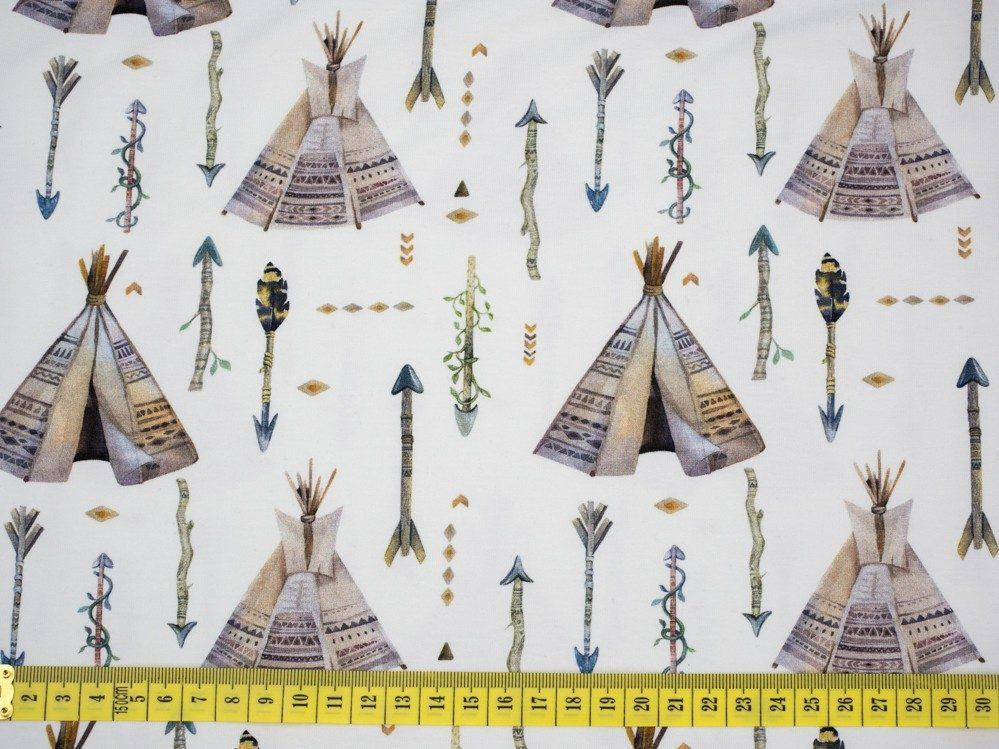 INDIAN / tipi - Jersey wiskozowy WE210