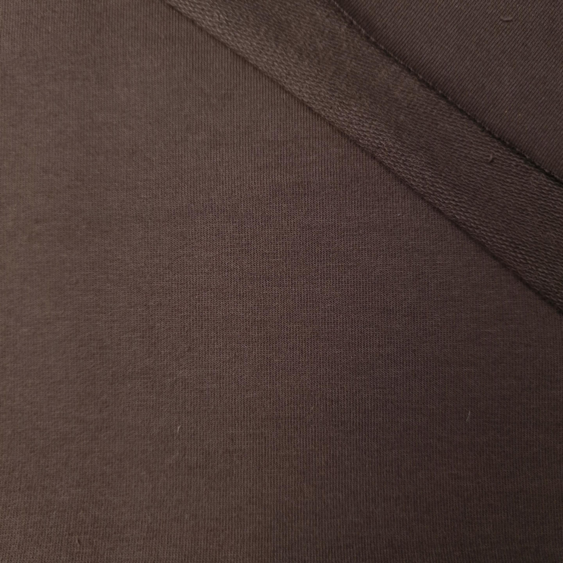 Dzianina pętelkowa z elastanem Pe260 - ESPRESSO (D-246) 