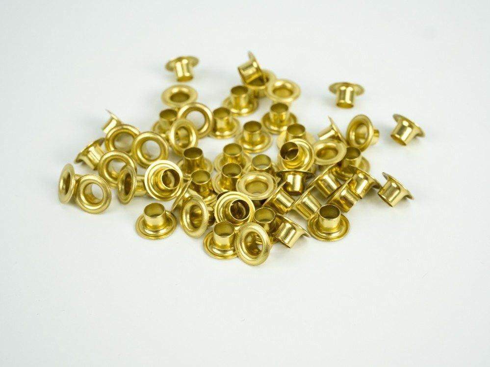 Nity, Oczka kaletnicze 500 sztuk, Ø 4 mm, Złote - PRYM 542486