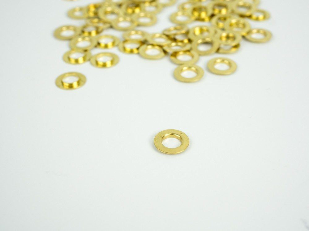 Nity, Oczka kaletnicze 500 sztuk, Ø 4 mm, Złote - PRYM 542486