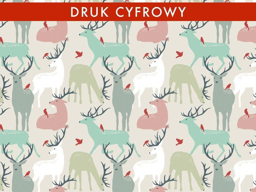 PASTELOWE JELENIE - Jersey wiskozowy WE210