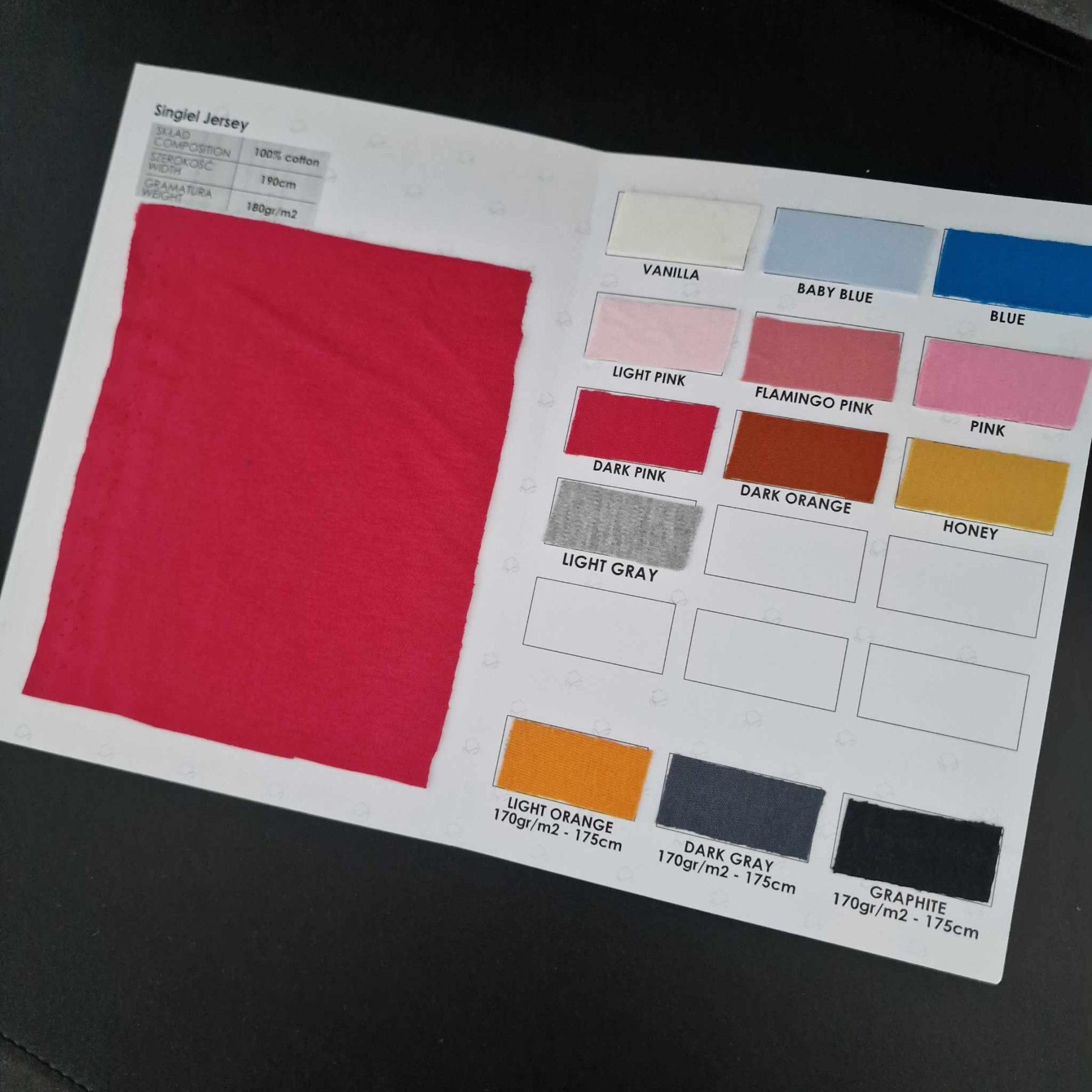 PRÓBNIK - Single Jersey - T-shirt Bawełniany bez elastanu T180