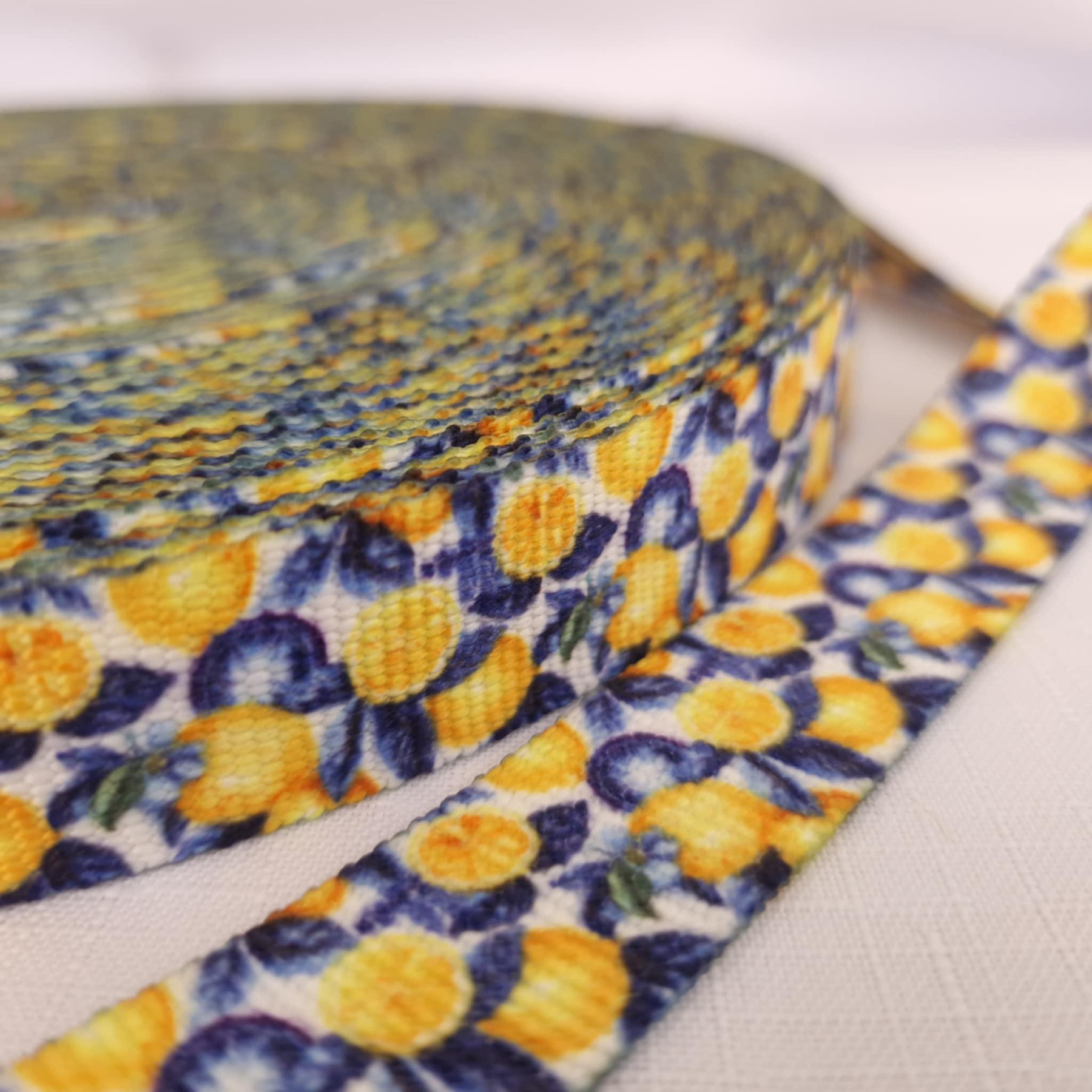 Taśma nośna parciana 25mm - Tutti Frutti wz. 16