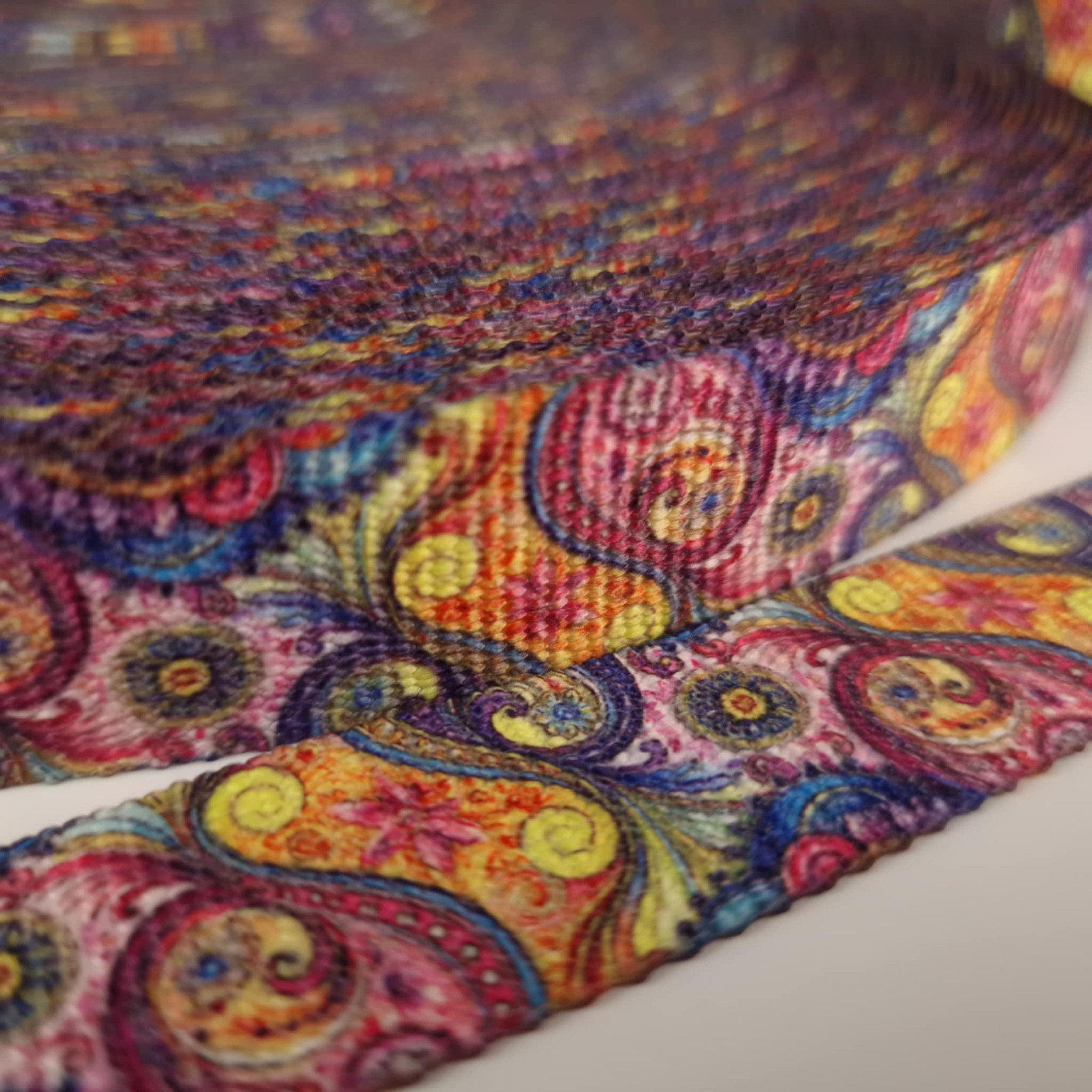 Taśma nośna parciana 25mm - PAISLEY wz.21