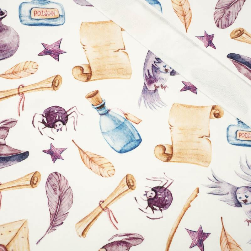 MAGICZNY ŚWIAT wz. 3 (MAGICZNA SZKOŁA) - dresówka pętelkowa