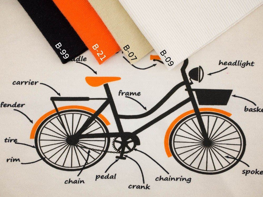 ROWER / beżowy - panel, dzianina pętelkowa 