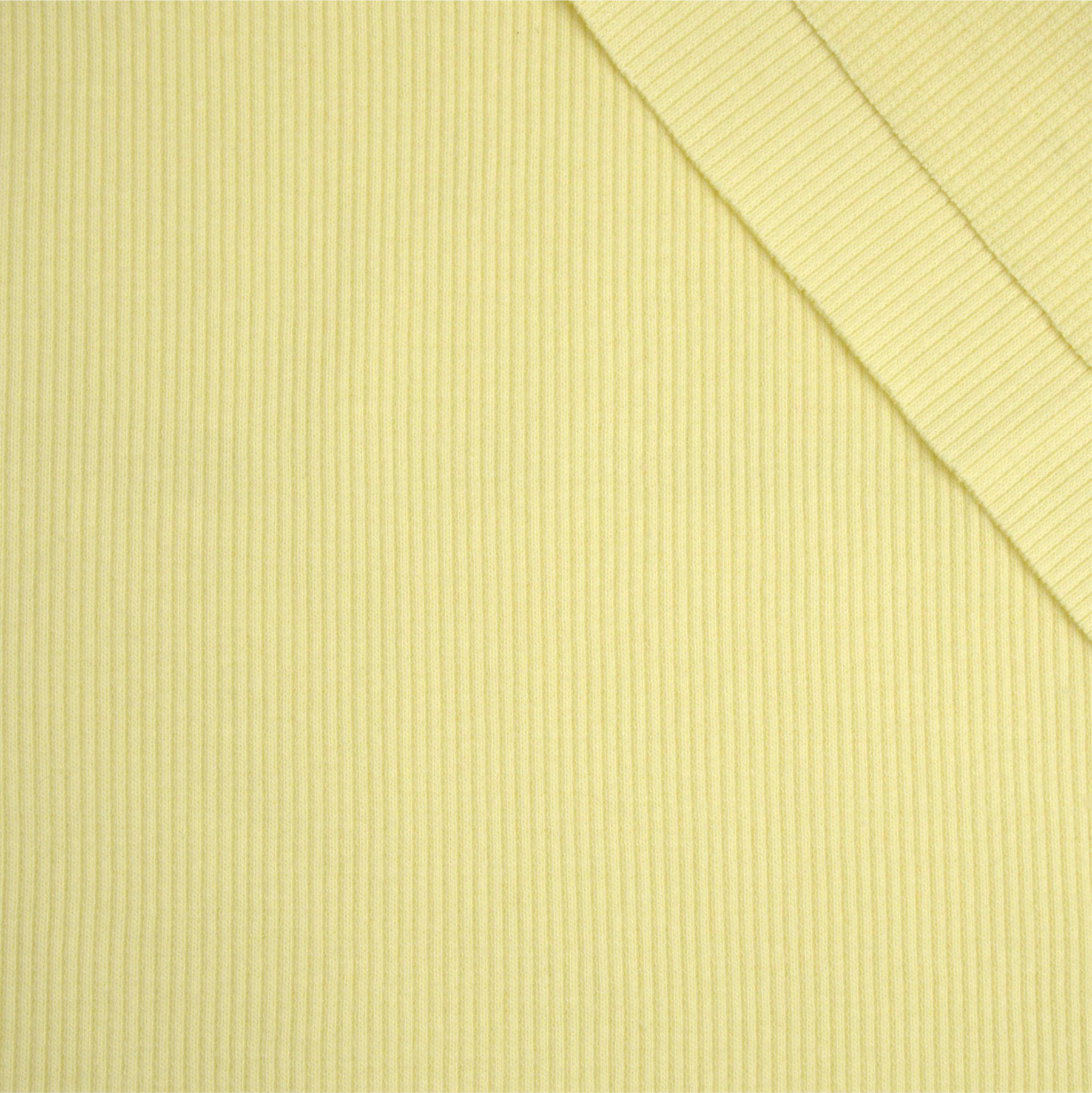D-173 ŻÓŁTY (BUTTER YELLOW) - Dzianina prążkowana (ściągaczowa)