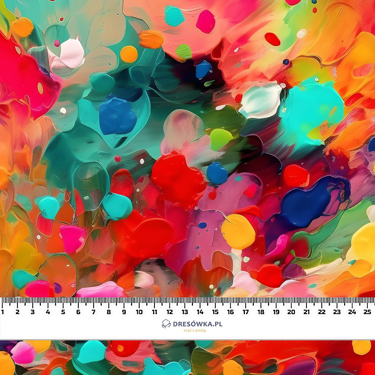 ABSTRACTION WZ.25 - lekka dzianina drapana