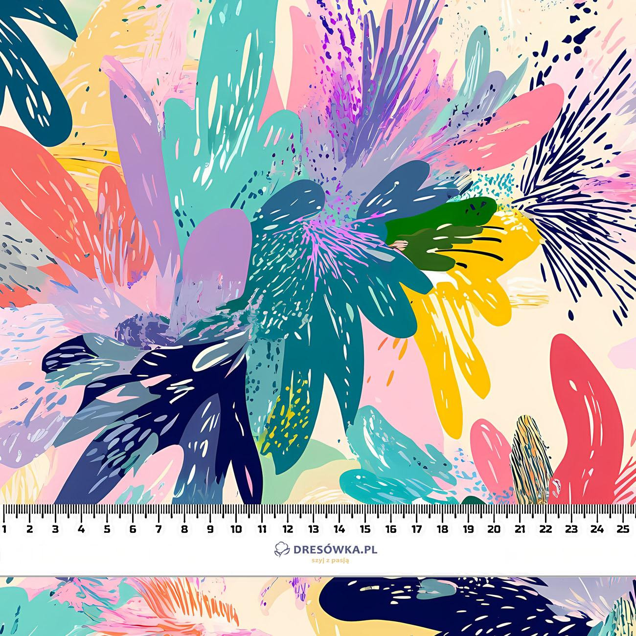 ABSTRACTION WZ.33 - tkanina wodoodporna