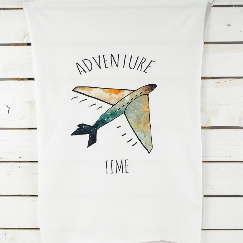 ADVENTURE TIME / galaktyczna podróż - panel single jersey TE210