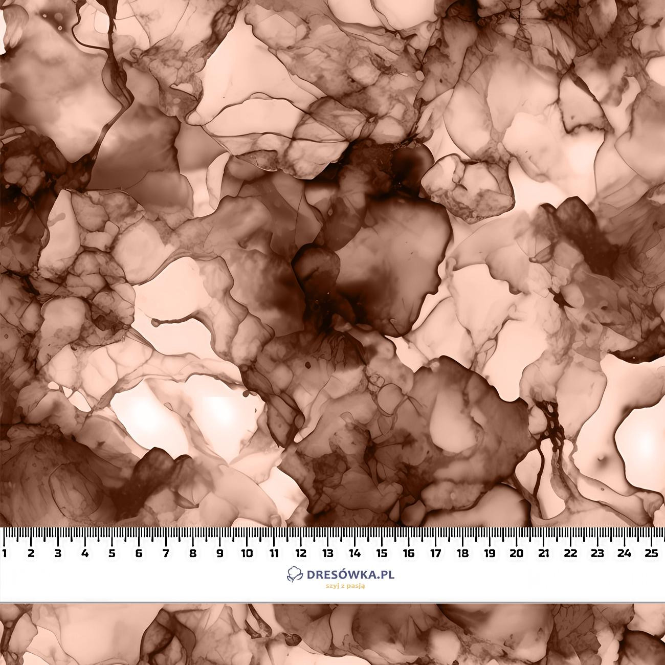 ALCOHOL INK / Mocha Mousse - Welur tapicerski