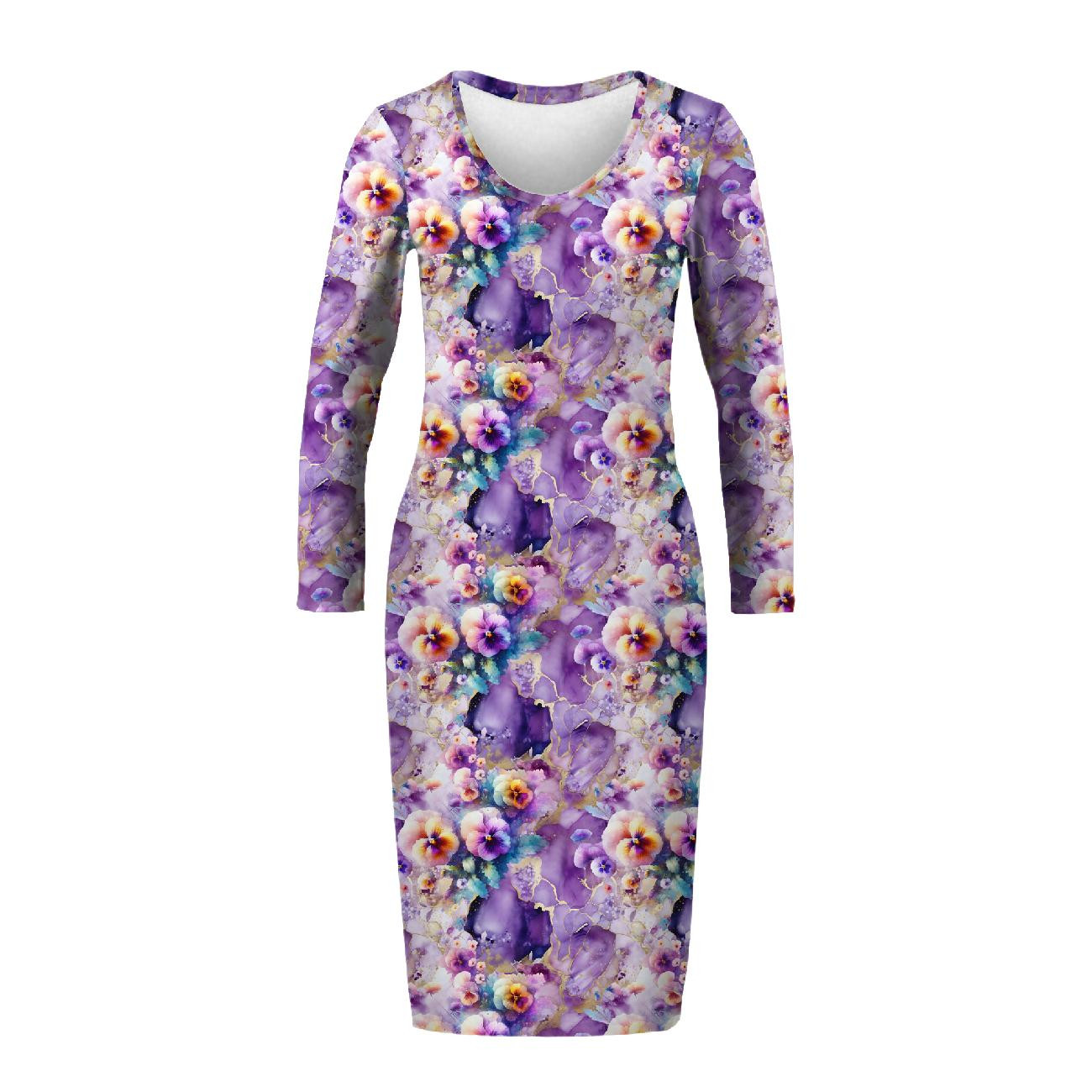 100cm ALCOHOL PASTEL wz.4 - lycra 300g