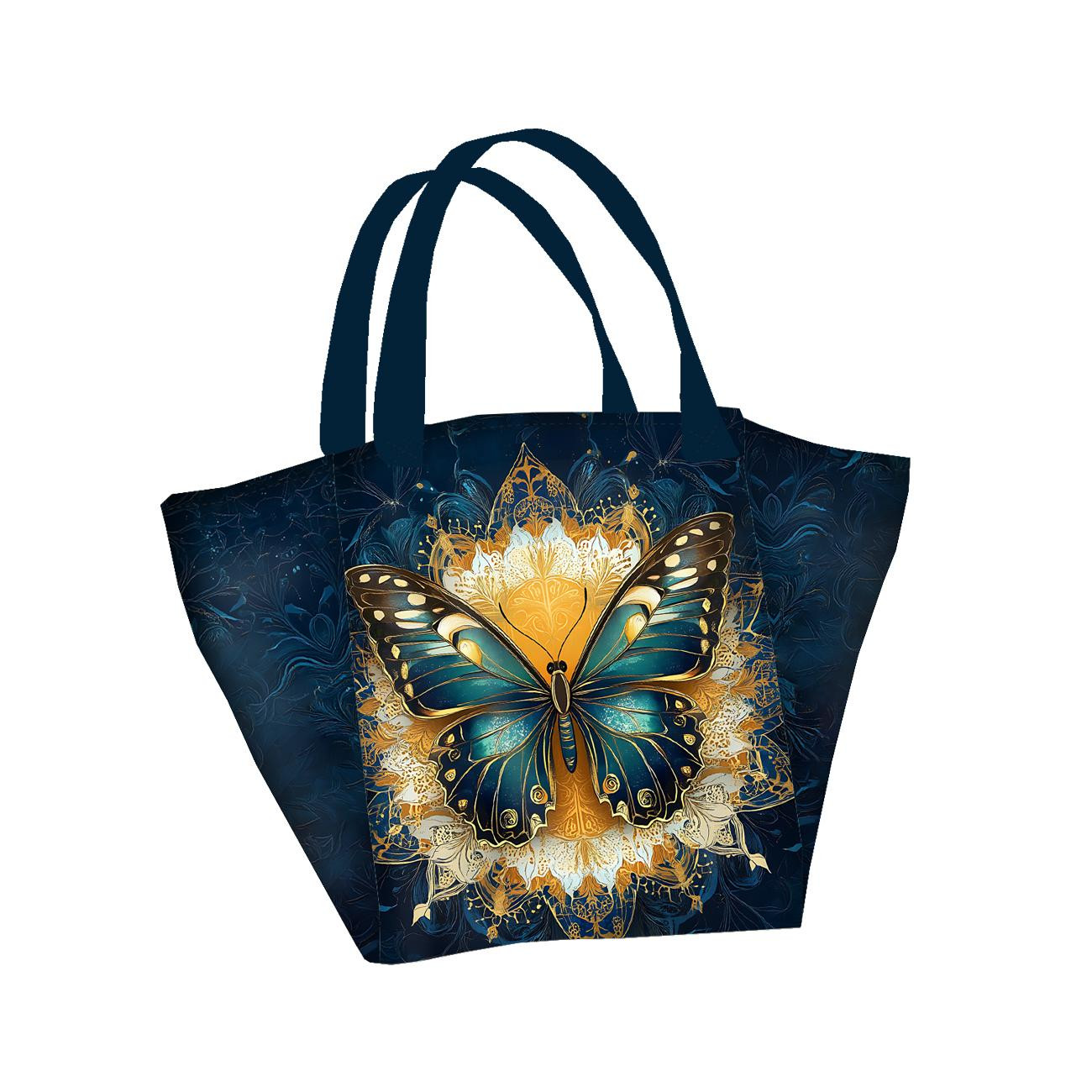 Torba XL z saszetką 2 w 1 - ANIMALS MANDALA wz.13  - zestaw do uszycia