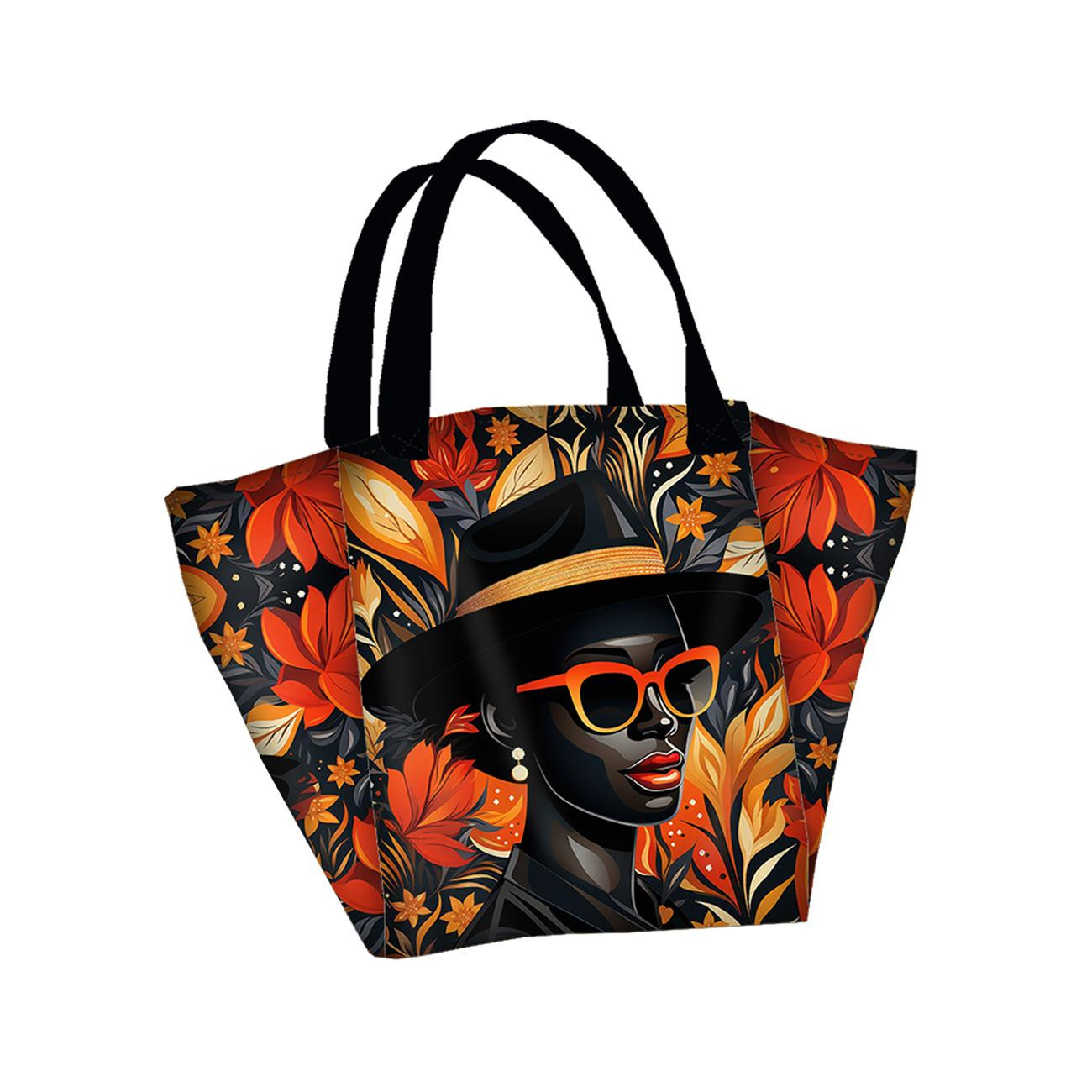 Torba XL z saszetką 2 w 1 - AROUND THE WORLD WZ.18 - zestaw do uszycia