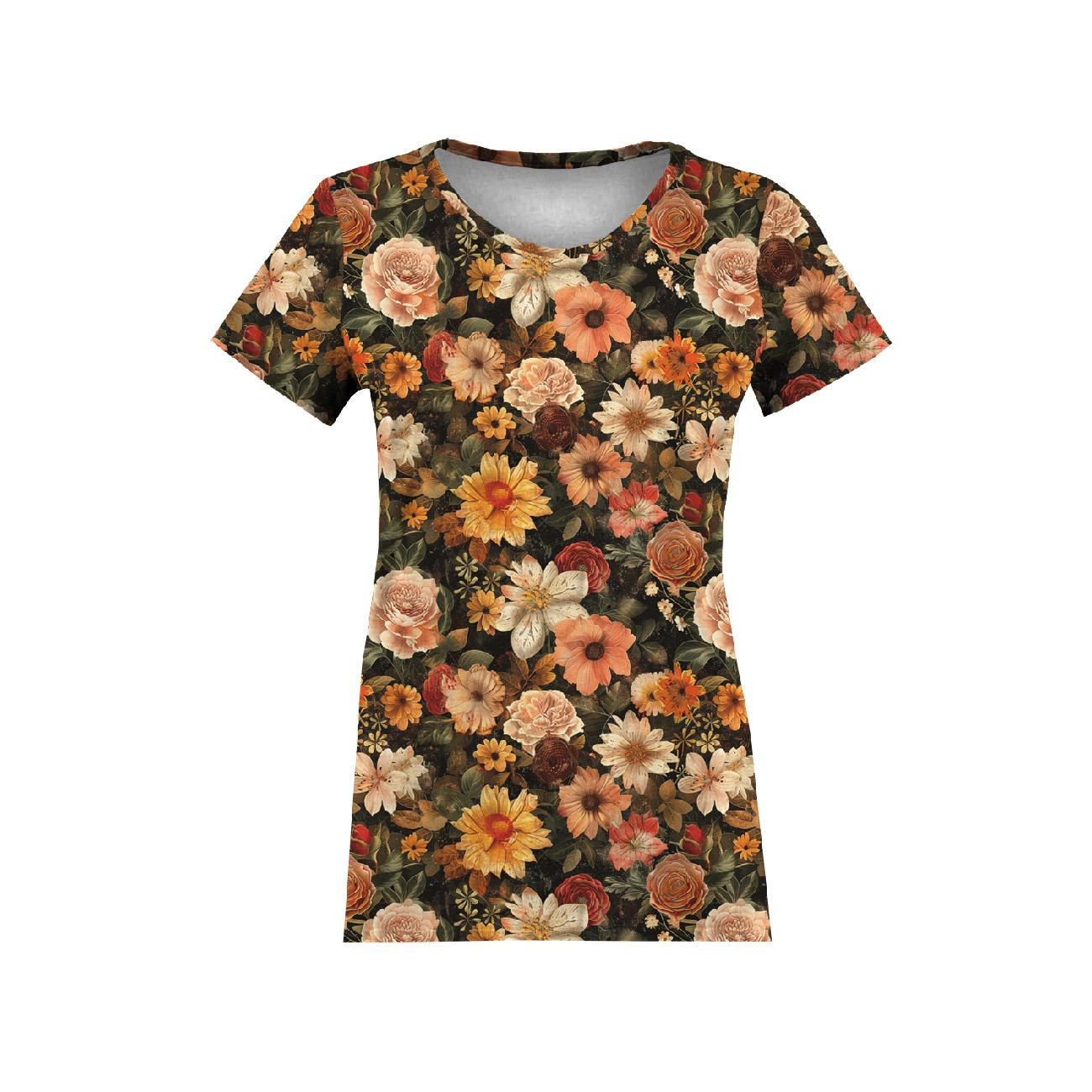 AUTUMN FLOWERS WZ. 2 - Krepa