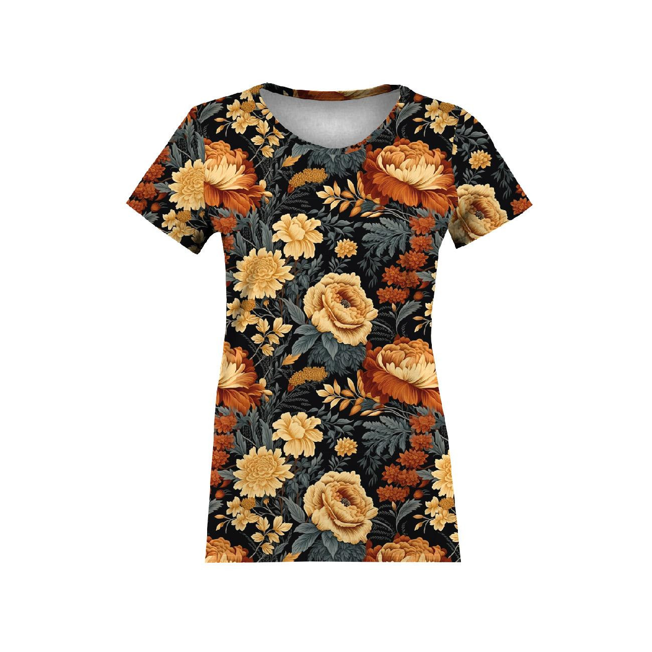 AUTUMN FLOWERS WZ. 3 - Krepa