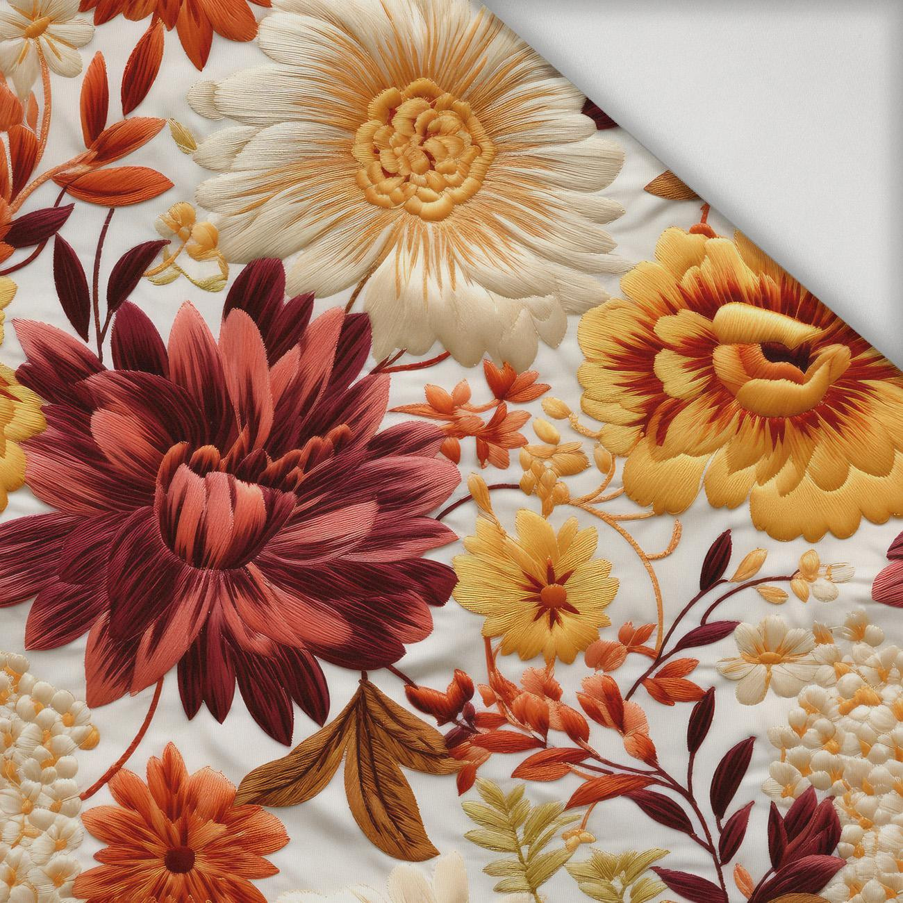 AUTUMN FLOWERS WZ. 7 - lycra 300g