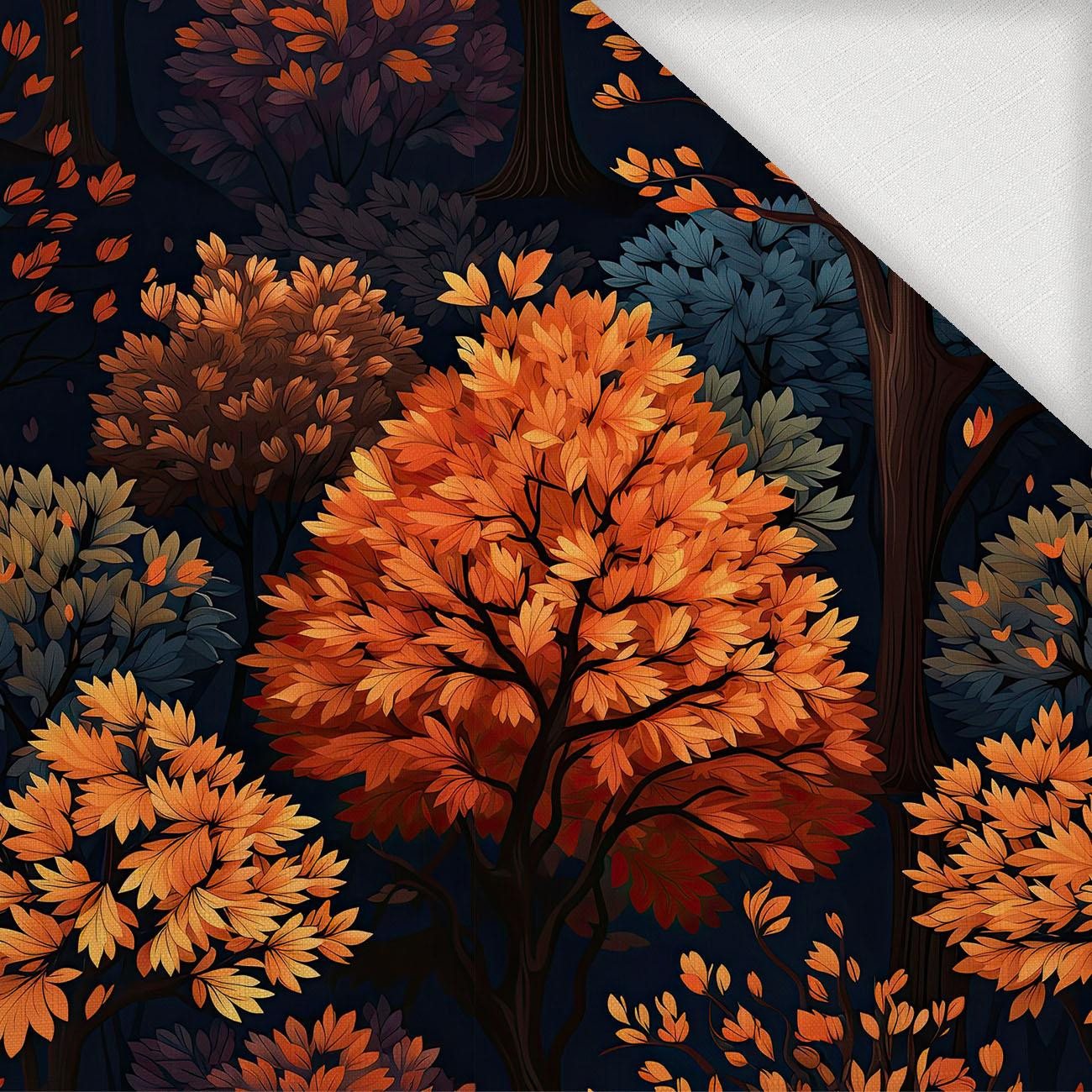 AUTUMN FOREST WZ. 1 - Tkanina na obrusy