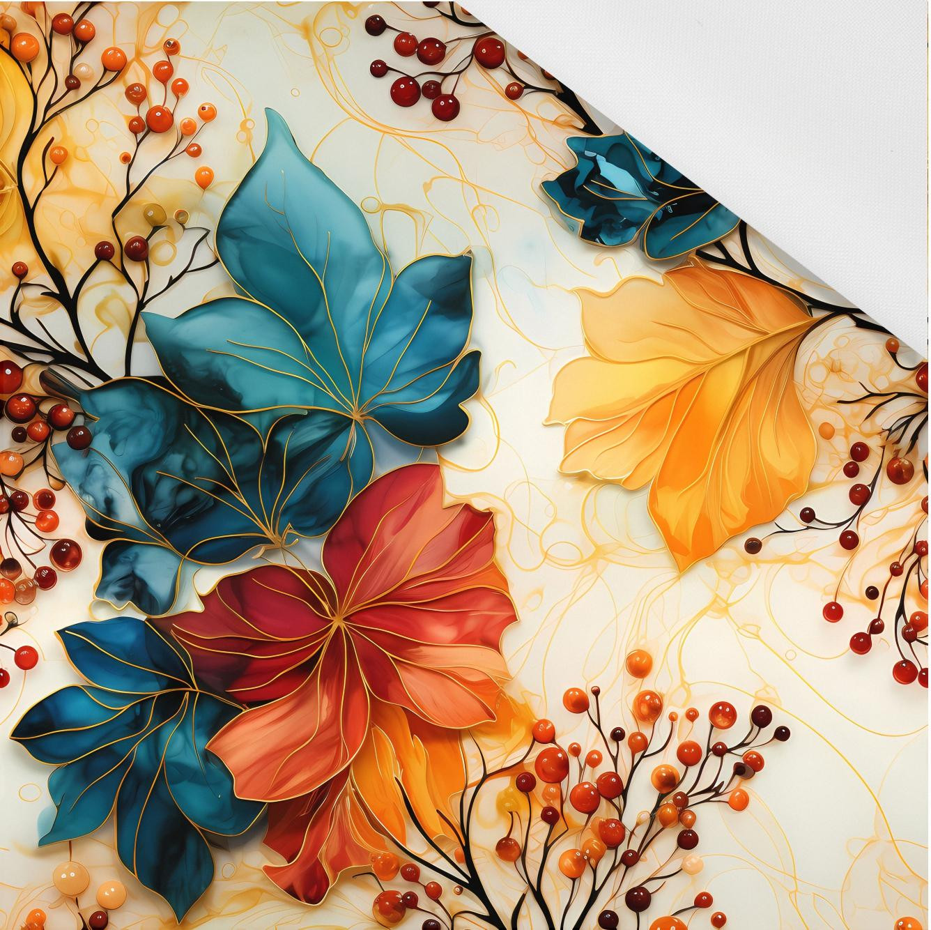 AUTUMN TIME WZ. 7 - tkanina wodoodporna