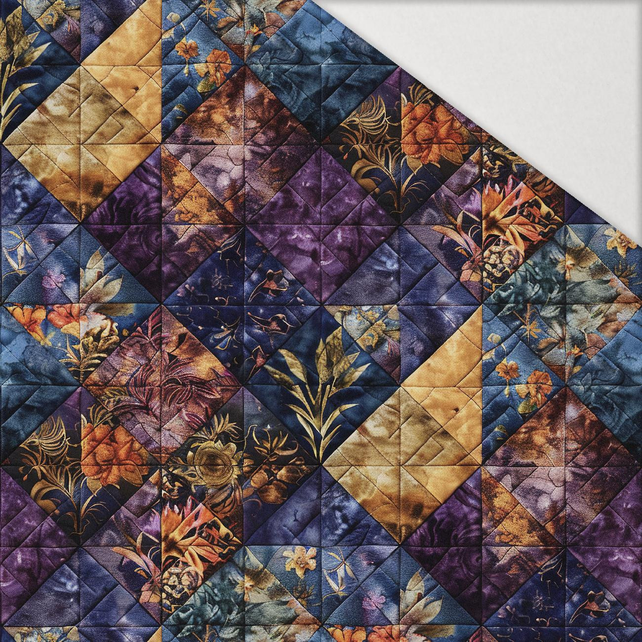 Batik Quilt wz. 1 - Hydrofobowa dzianina drapana 