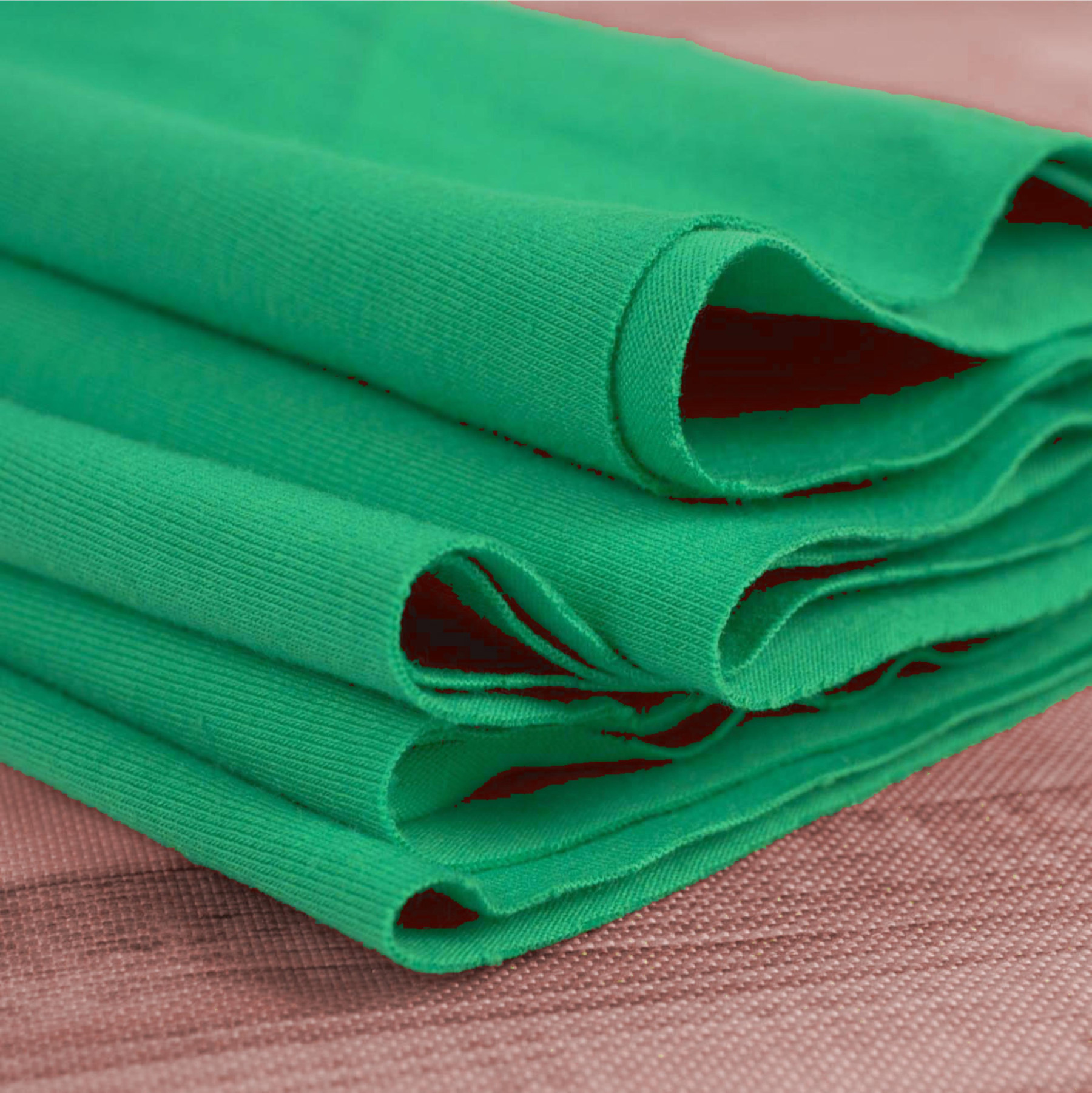 D-101 ZIELONY ( GREEN ) - dzianina t-shirt z elastanem TE210