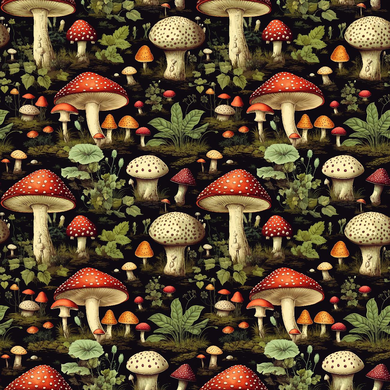 BOTANICAL FOREST wz.5 - tkanina wodoodporna