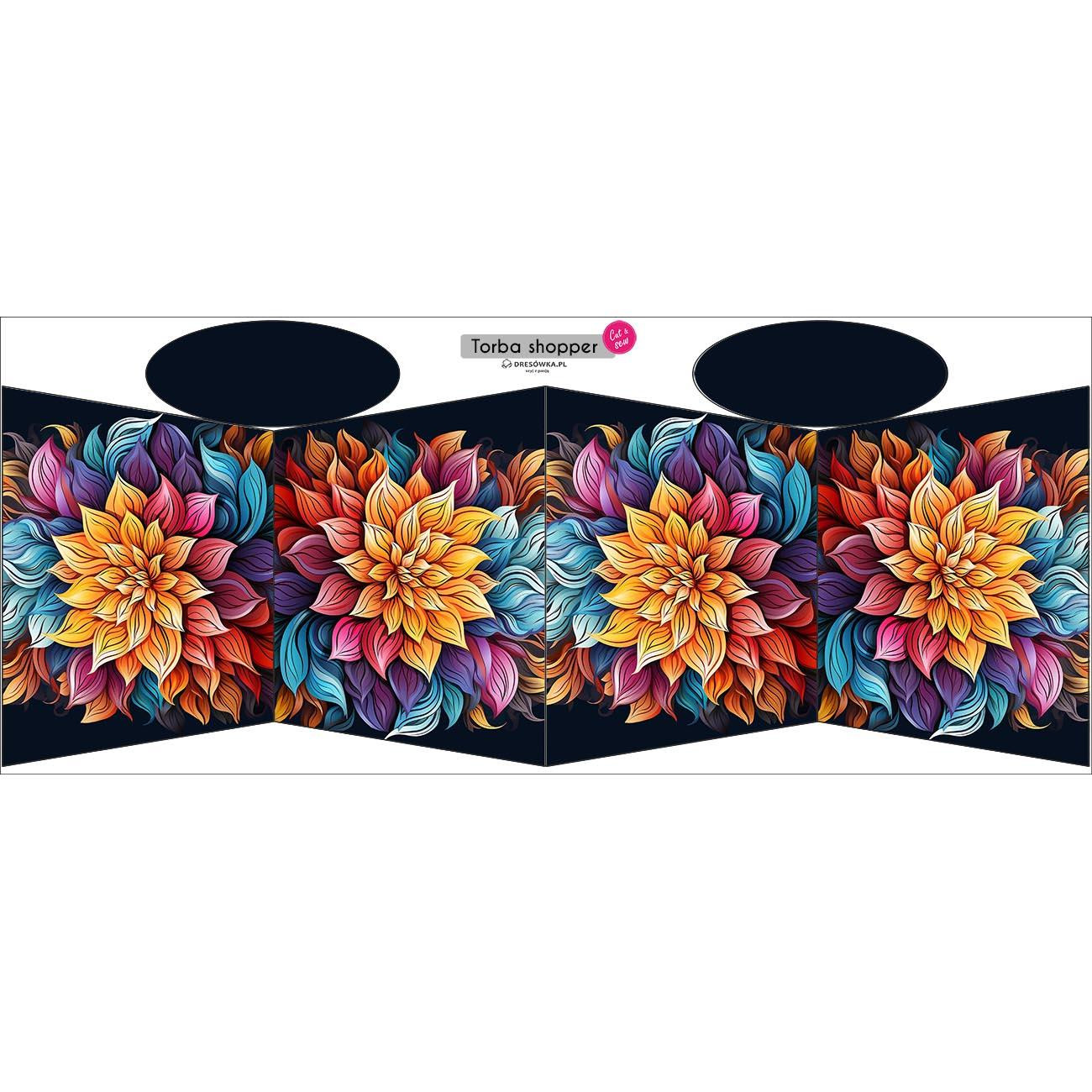 TORBA SHOPPER - Bouquet of flowers wz.6 - zestaw do uszycia