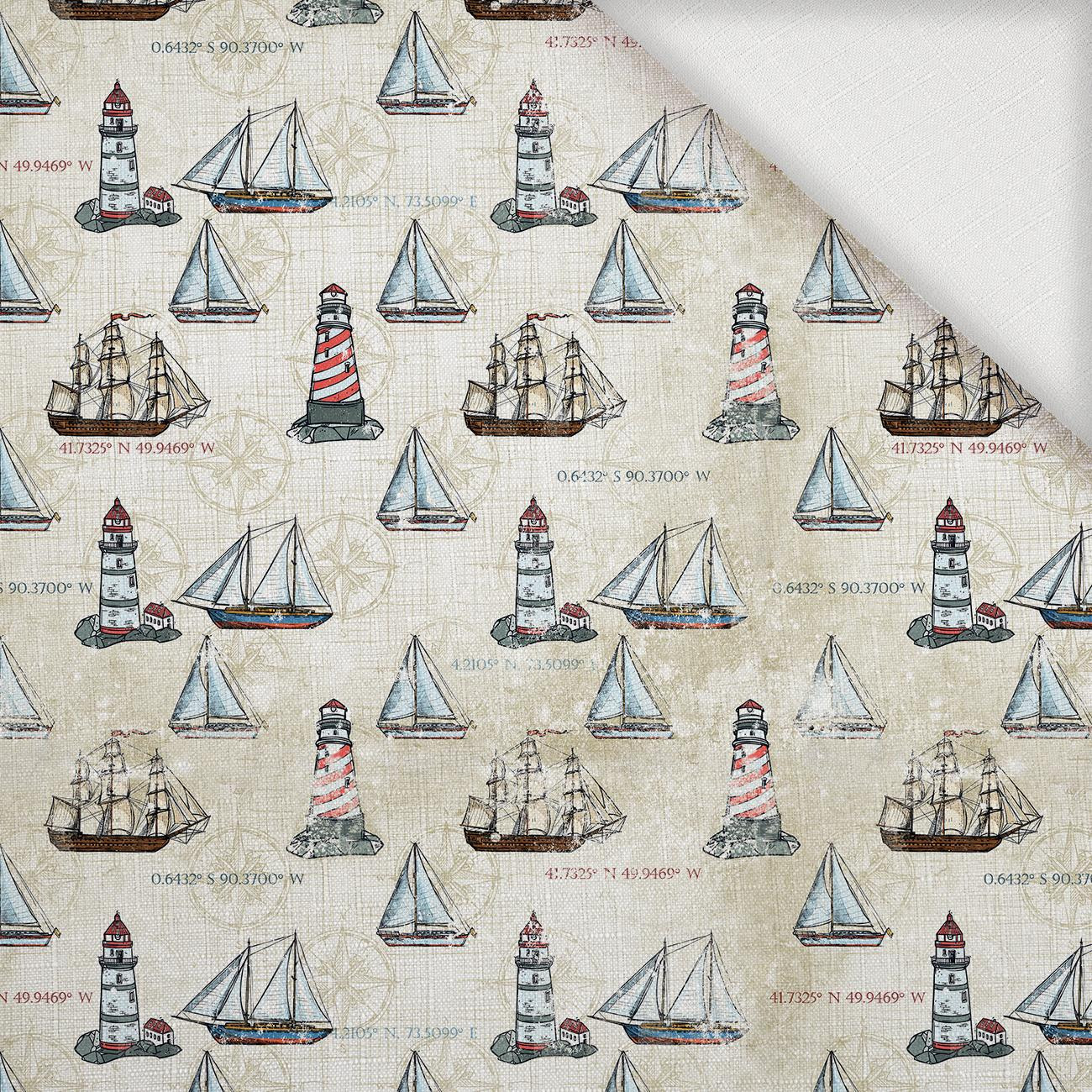 By the Sea Wz. 5 - Tkanina na obrusy