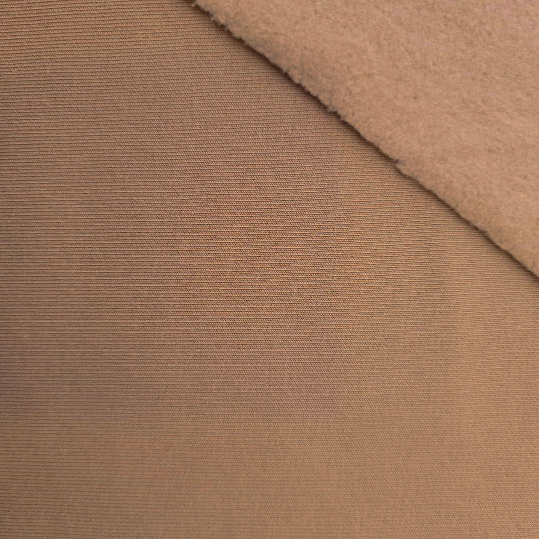 Gruba dresówka drapana D300 - CAMEL (D-212)