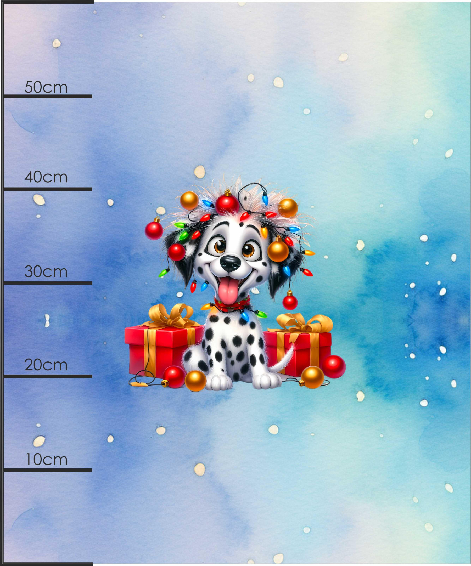 Christmas animal wz. 4 - panel (60cm x 50cm) tkanina wodoodporna